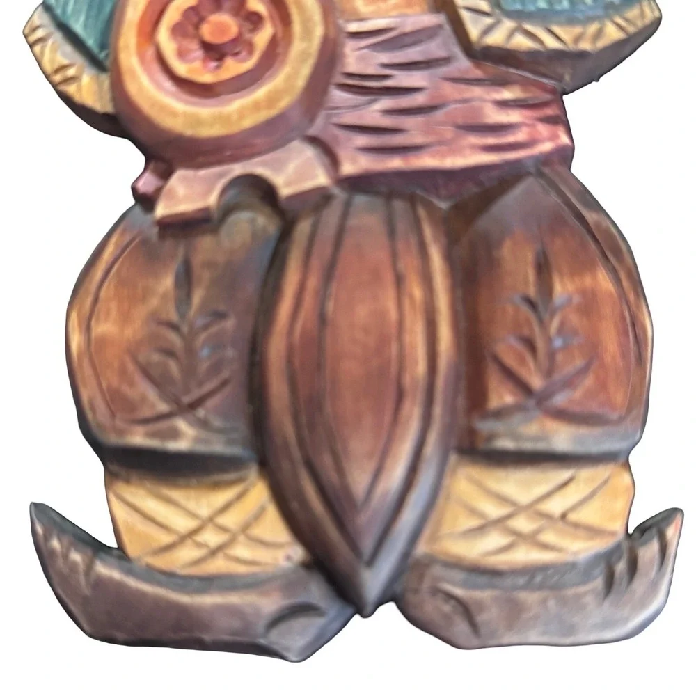 Vintage Stoyanova Hand Carved Wood Folk Art‎ 10